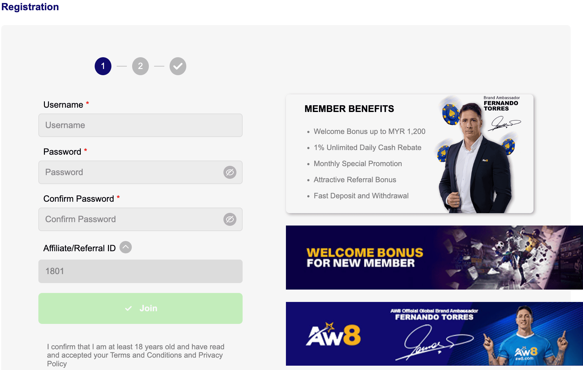 AW8 Register